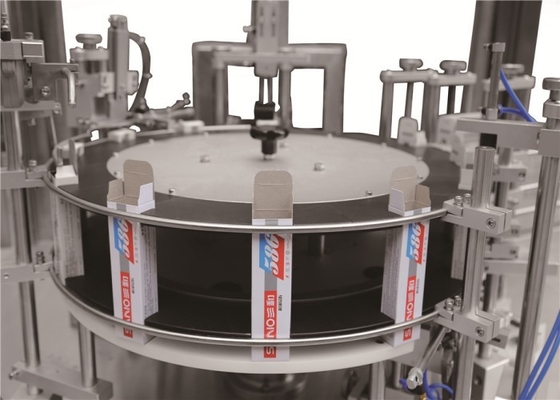 1.5kw Vertical Pouch Cartoning Machine , Toothpaste Cardboard Box Packing Machine